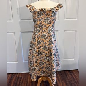 Summer off shoulder dress